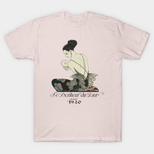 Cover design, Le Bonheur du Jour 1920 T-Shirt by UndiscoveredWonders